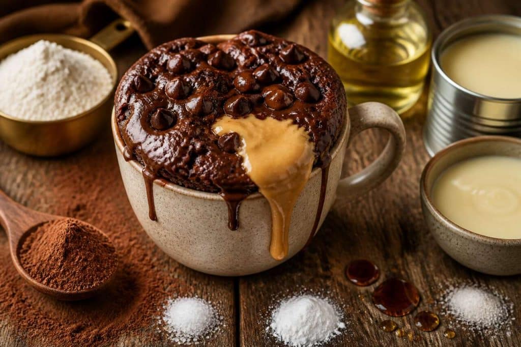 Mugcake au chocolat : recette rapide et gourmande