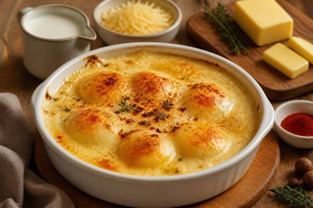 Oeufs au plat gratinés : recette gourmande et facile