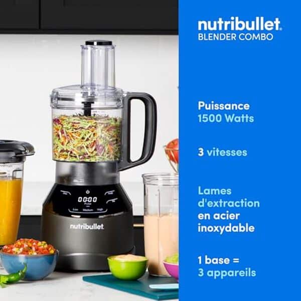 Découvrez notre test détaillé du NutriBullet triple prep system : performances, fonctionnalités et avis sur ce blender multifonction haute puissance pour vos smoothies et préparations. 
