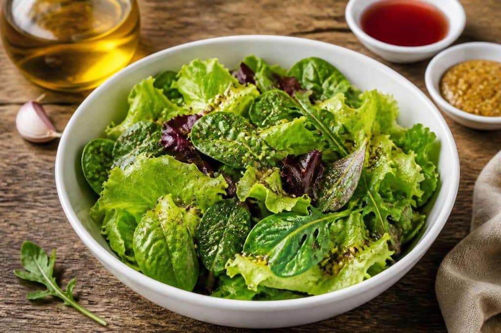 Salade verte simple : recette facile et rapide