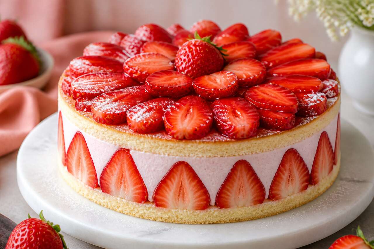 Recette du fraisier léger et facile