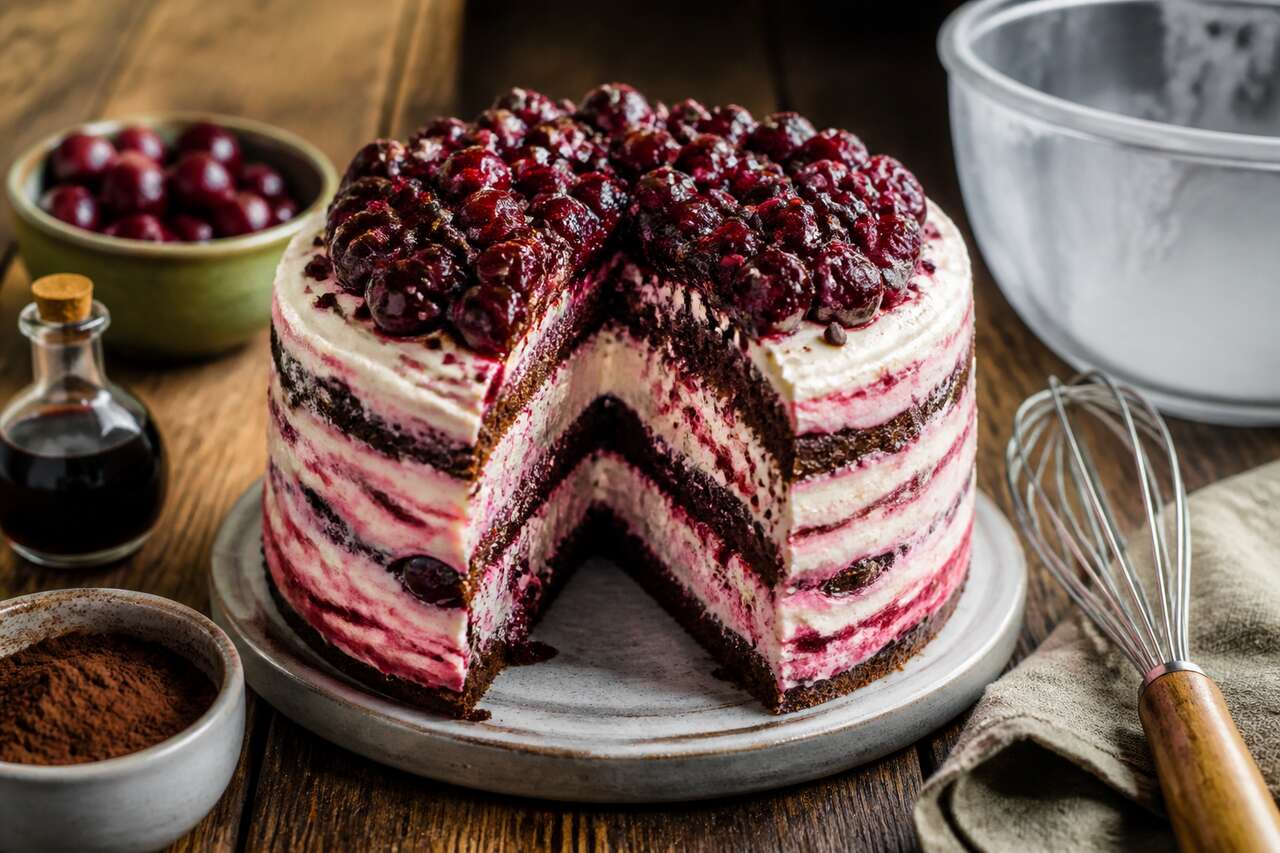 Recette du layer cake aux cerises