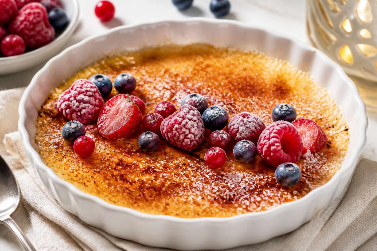 Recette du gratin de fruits rouges