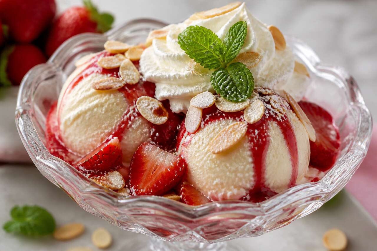 Recette des fraises Melba : un dessert frais et gourmand