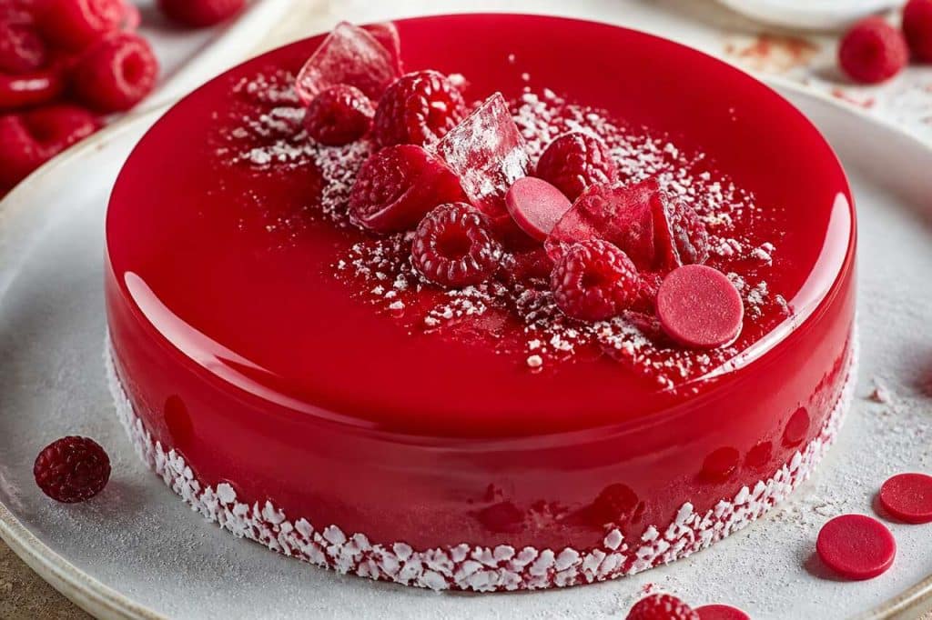 Recette d'entremets Inspiration framboise