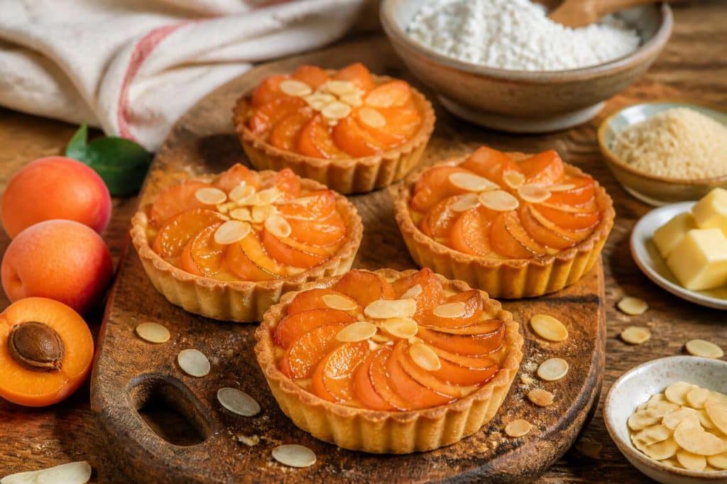 Recette de tartelettes aux abricots