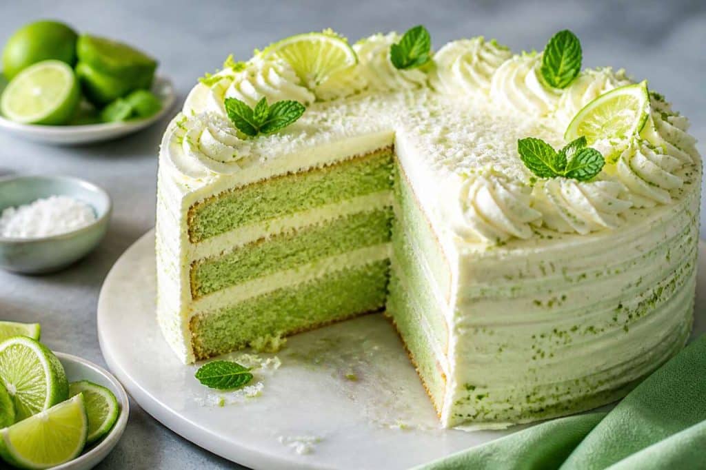 Recette du layer cake façon mojito