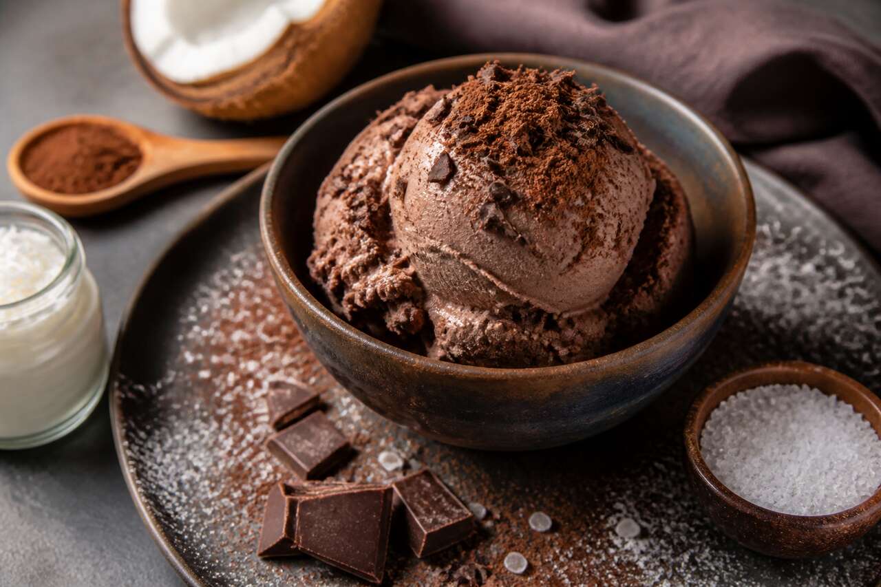 Recette de glace au chocolat maison