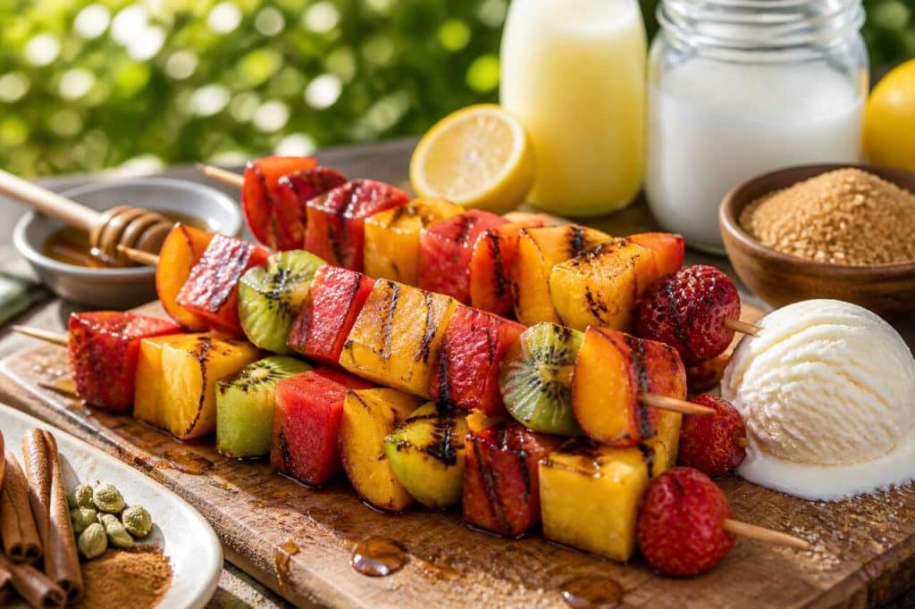Brochettes de fruits au barbecue : une recette estivale savoureuse