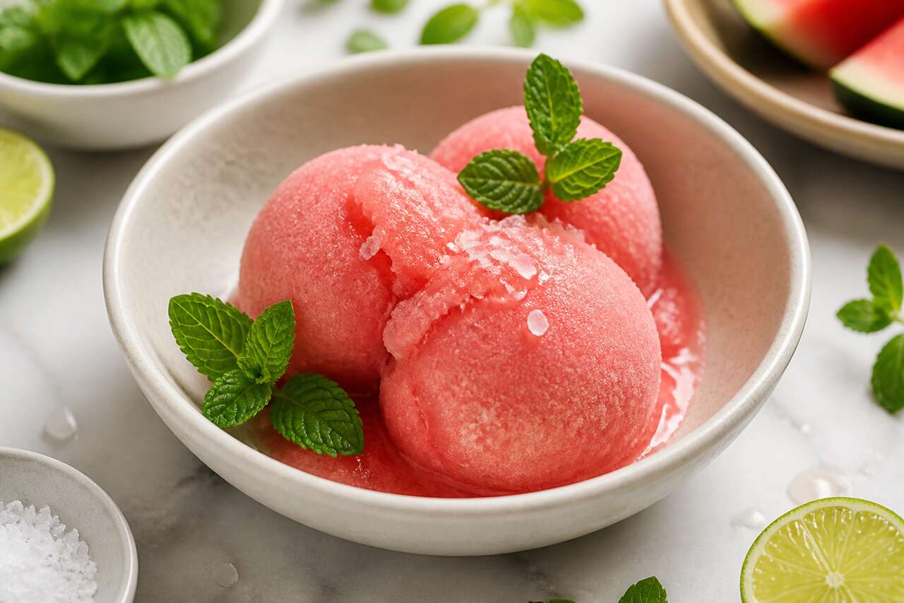 Sorbet pastèque au Thermomix : une recette rafraîchissante et facile