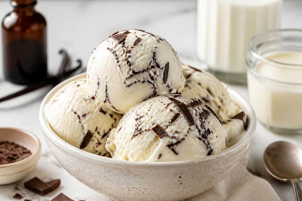 Recette de glace stracciatella maison