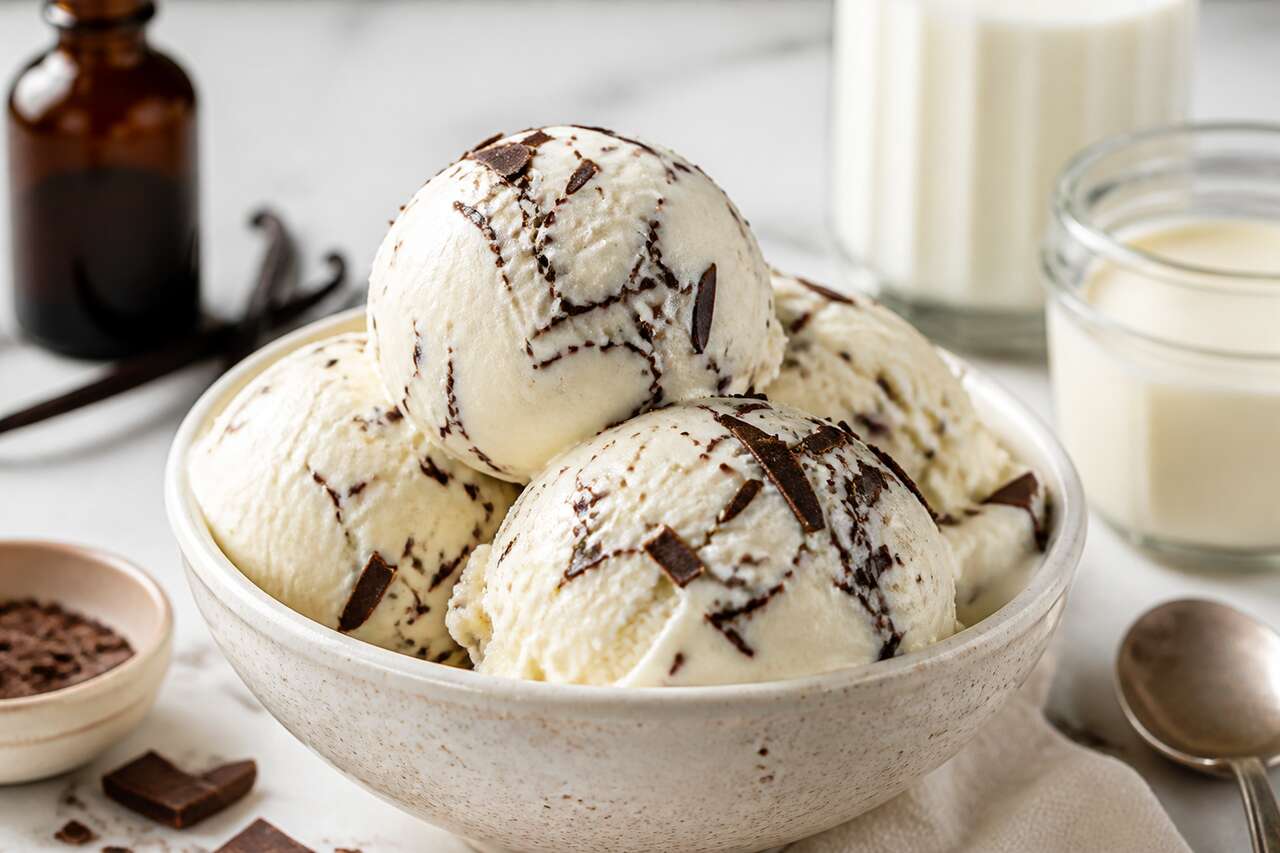 Recette de glace stracciatella maison