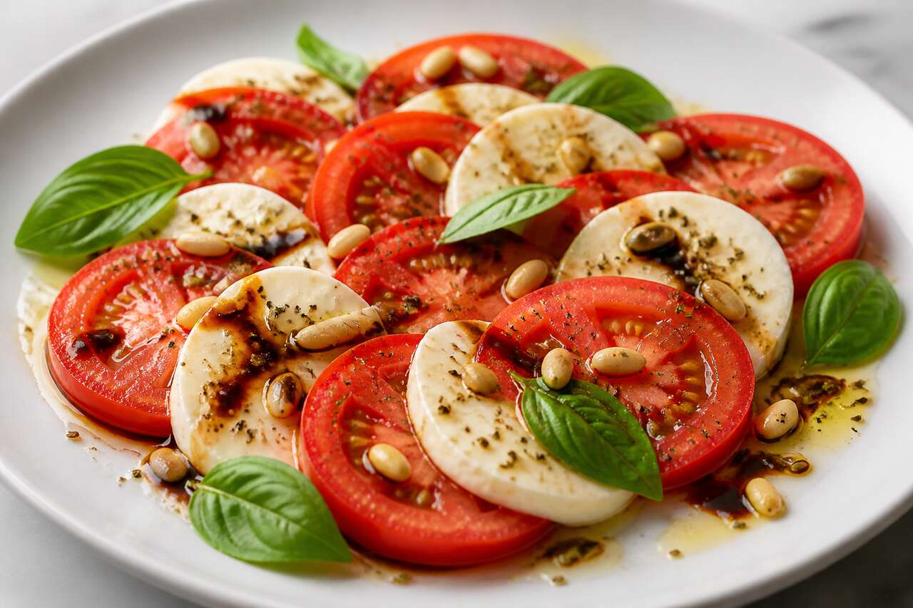 Salade Tomate Mozzarella : recette facile et savoureuse