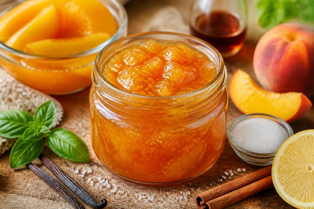 Confiture de pêche au Thermomix : recette facile et rapide