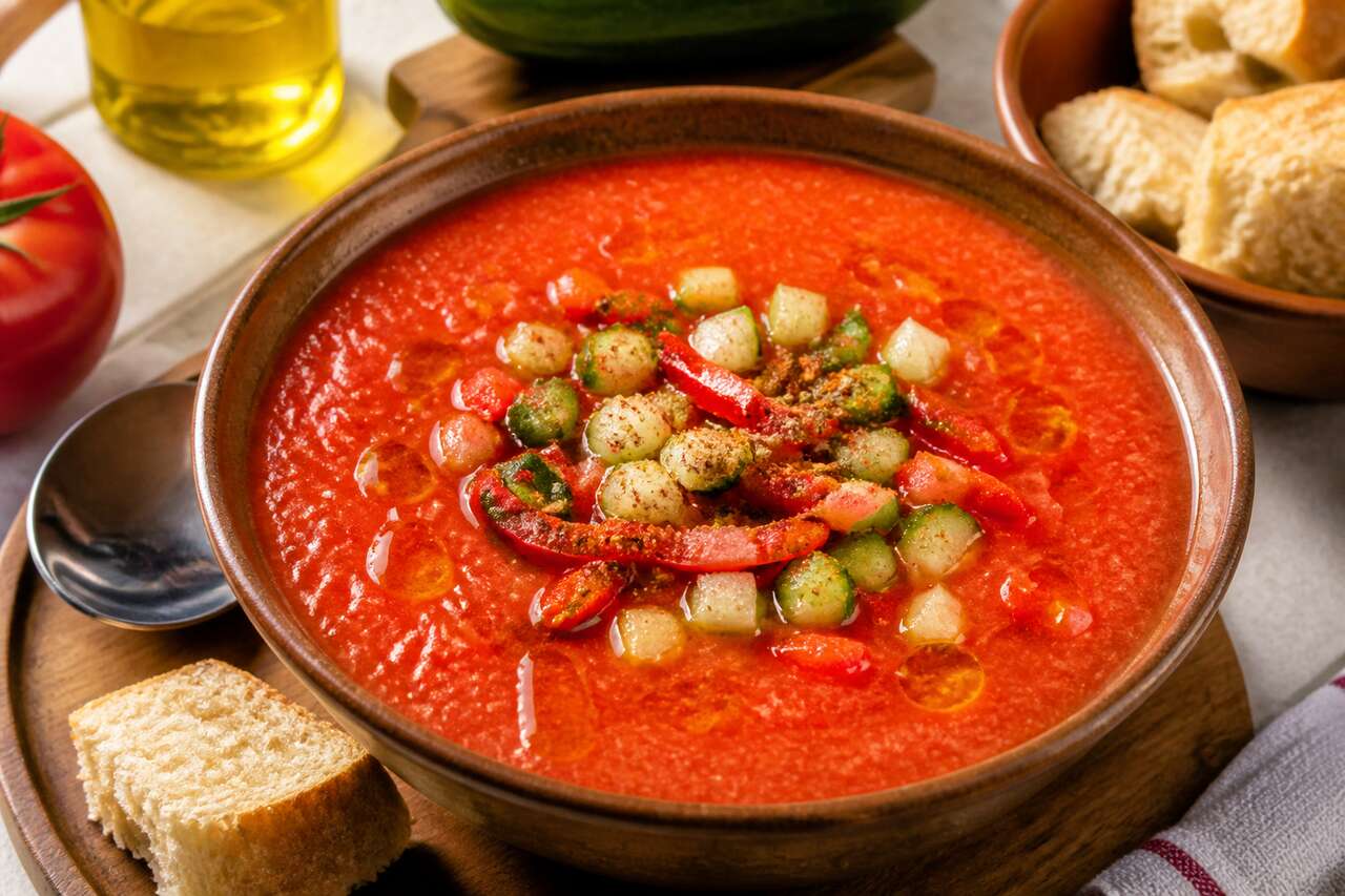Recette facile de gaspacho aux tomates
