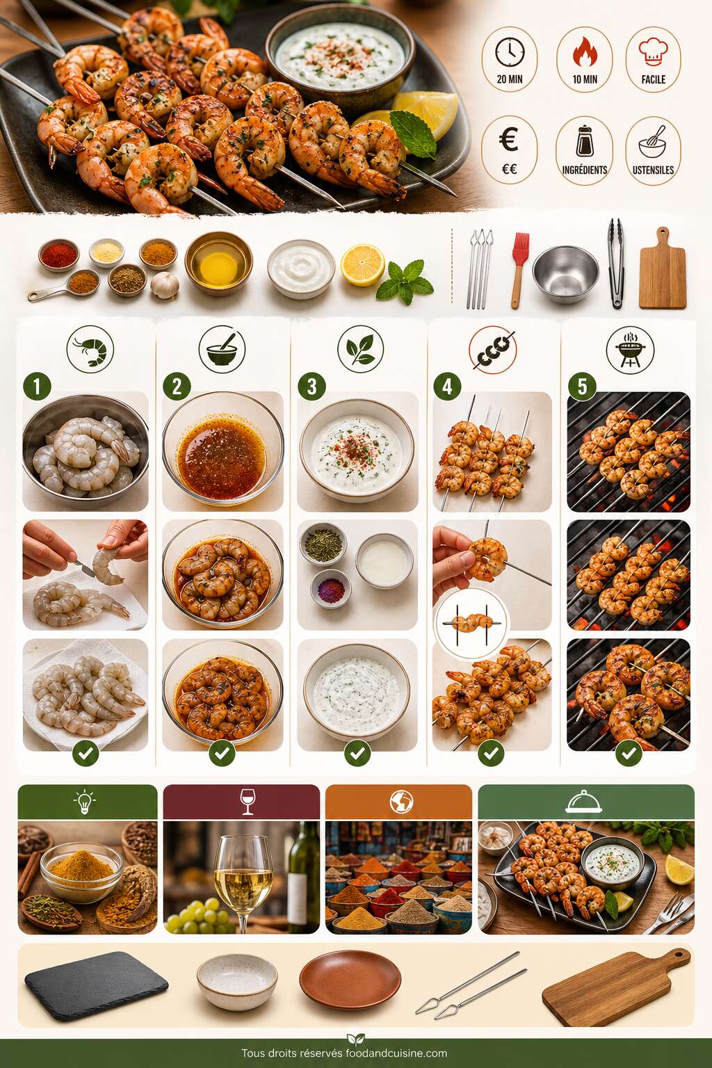 Fiche recette Entrée au barbecue : découvrez la recette parfaite Fiche recette Entrée au barbecue : découvrez la recette parfaite