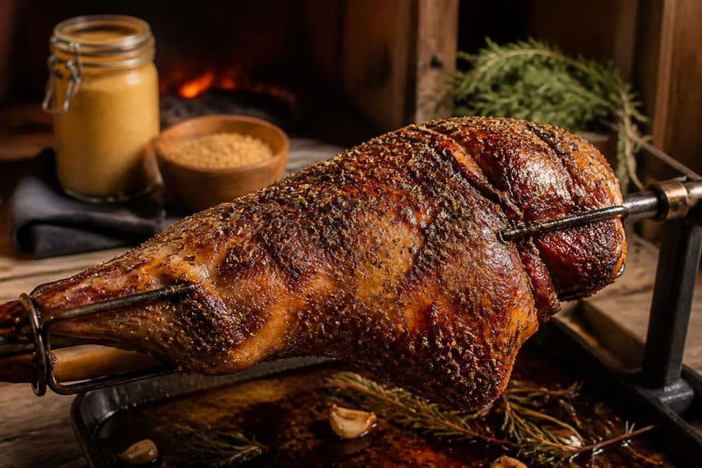 Recette de gigot d'agneau à la broche : succès garanti