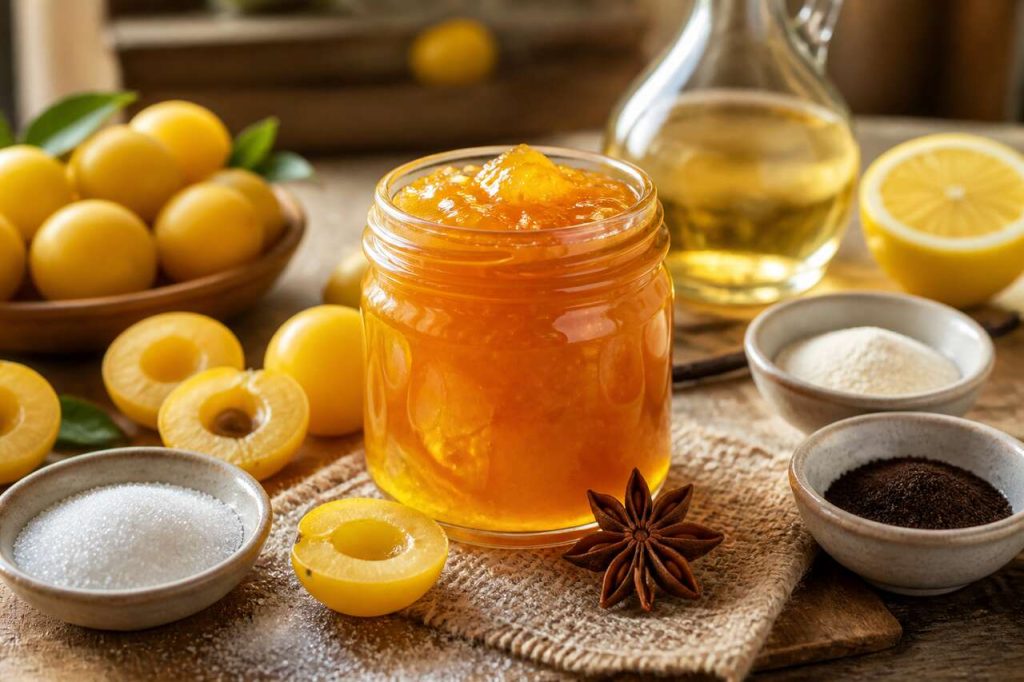 Recette de confiture de mirabelles au vin blanc