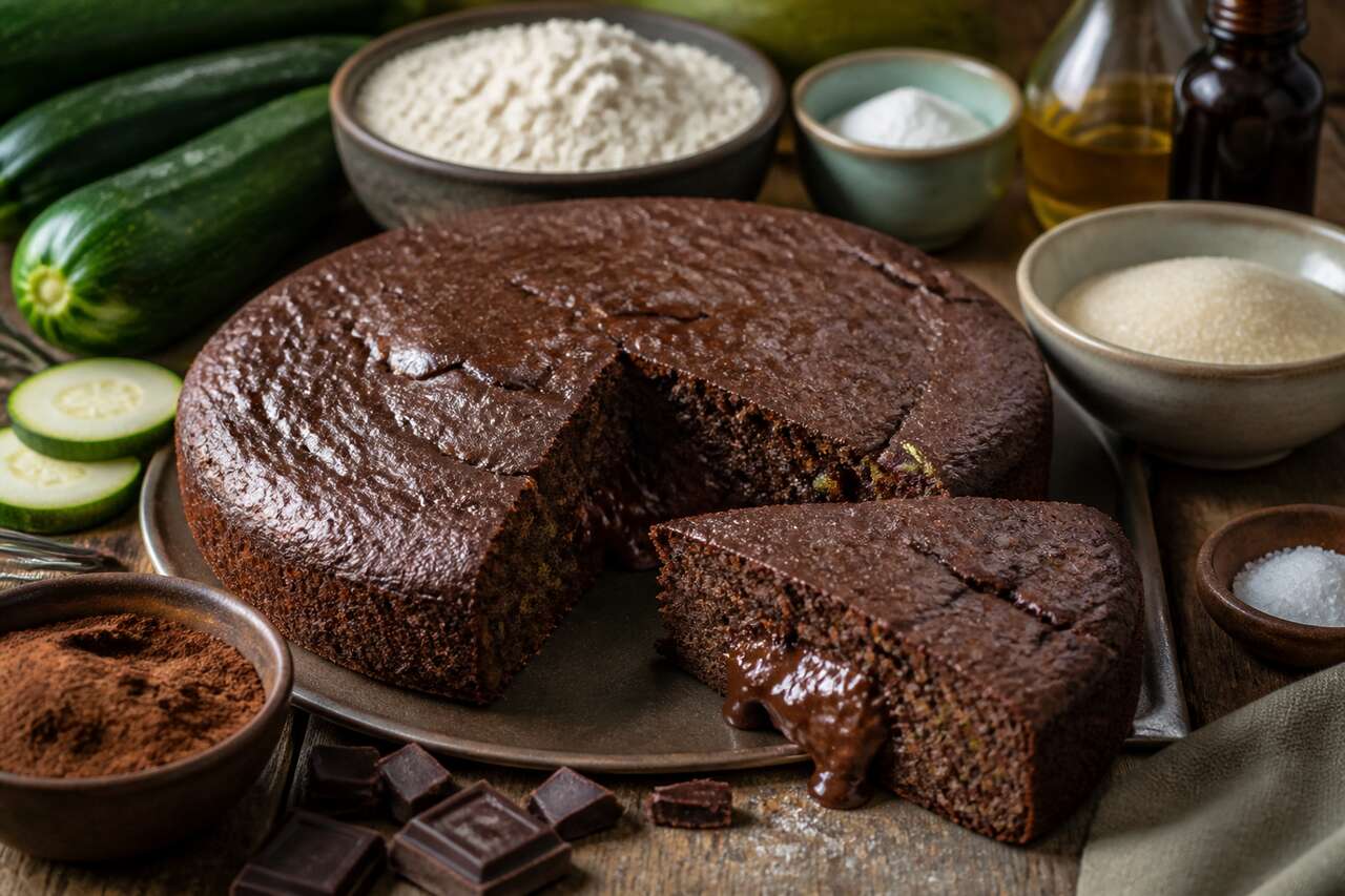 Moelleux chocolat-courgette : recette gourmande et surprenante