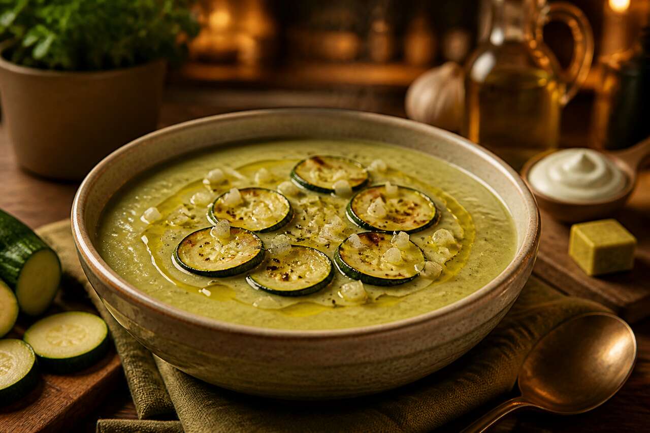 Velouté de courgette au Cook Expert : recette facile et rapide