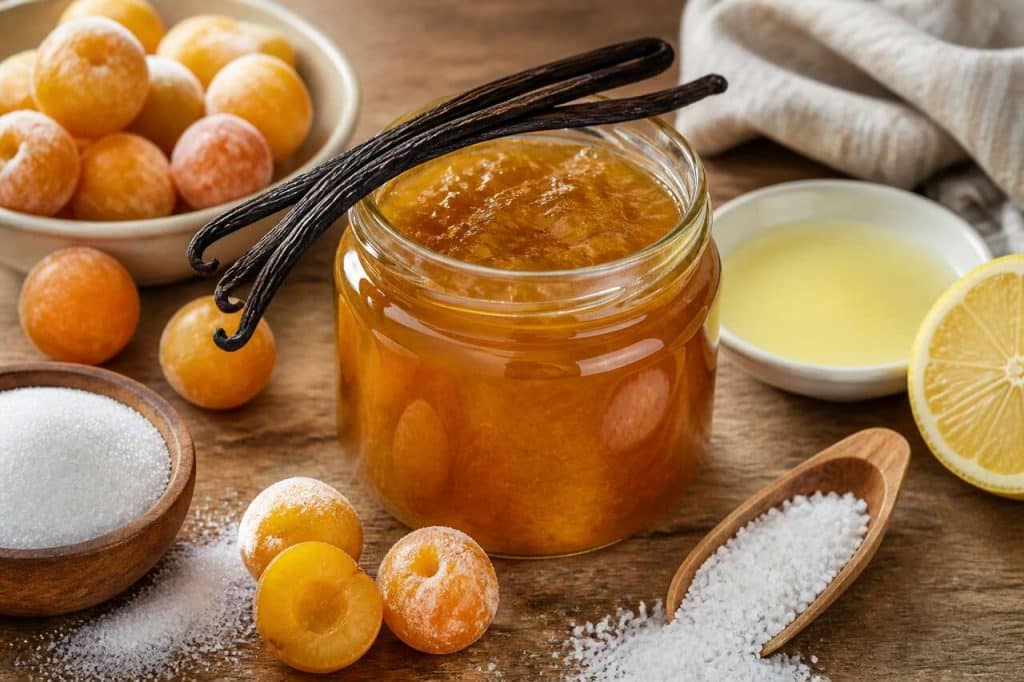 Confiture de mirabelles à la vanille : recette savoureuse