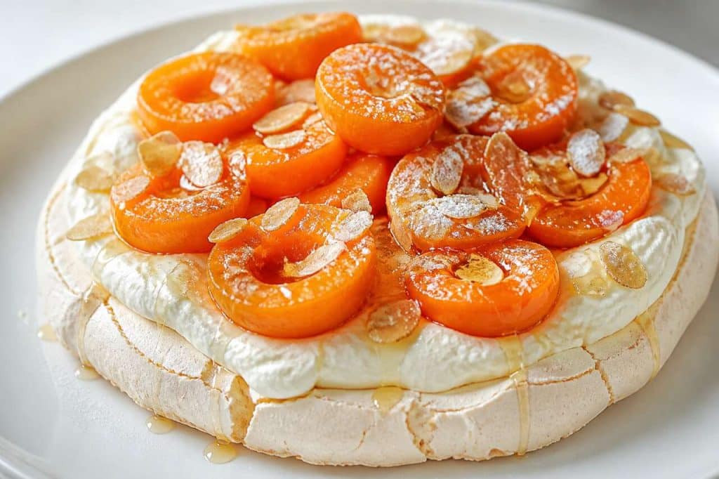 Pavlova abricot amandes : la recette gourmande et facile