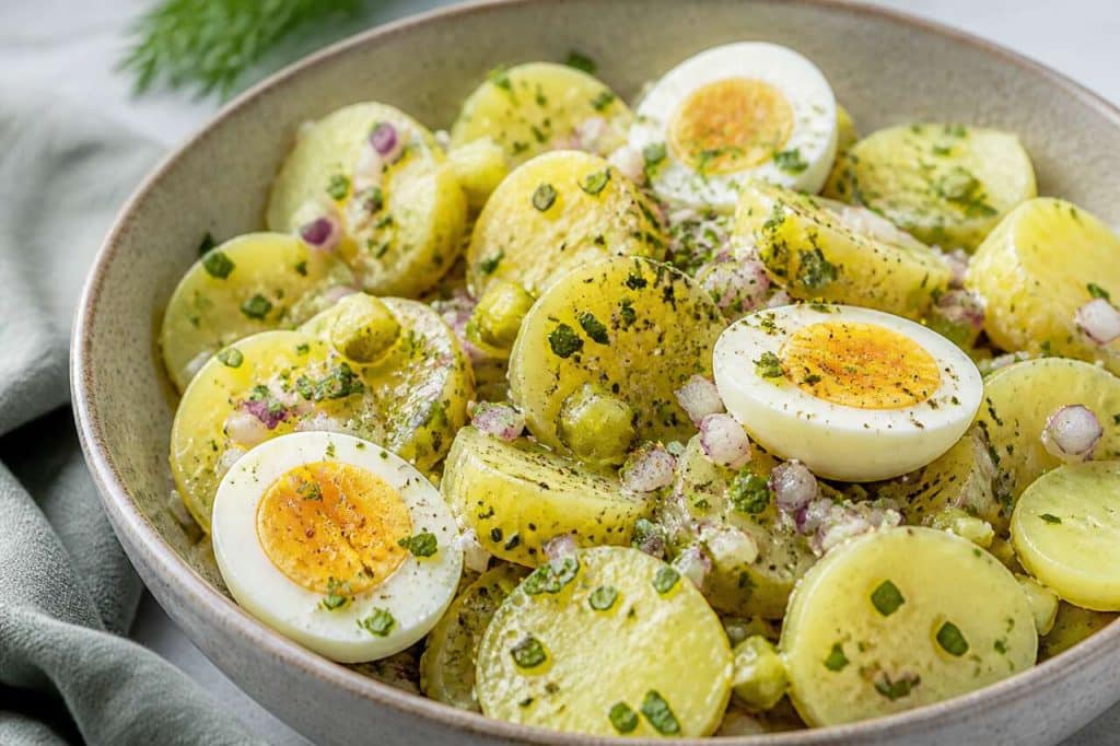 Recette simple de salade de pommes de terre froide