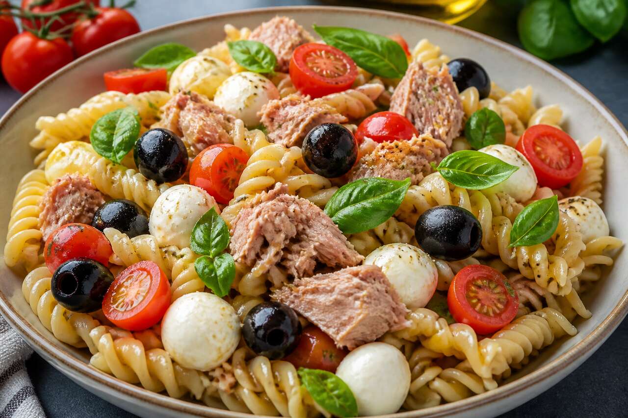 Salade de pâtes : recette facile par Cécile