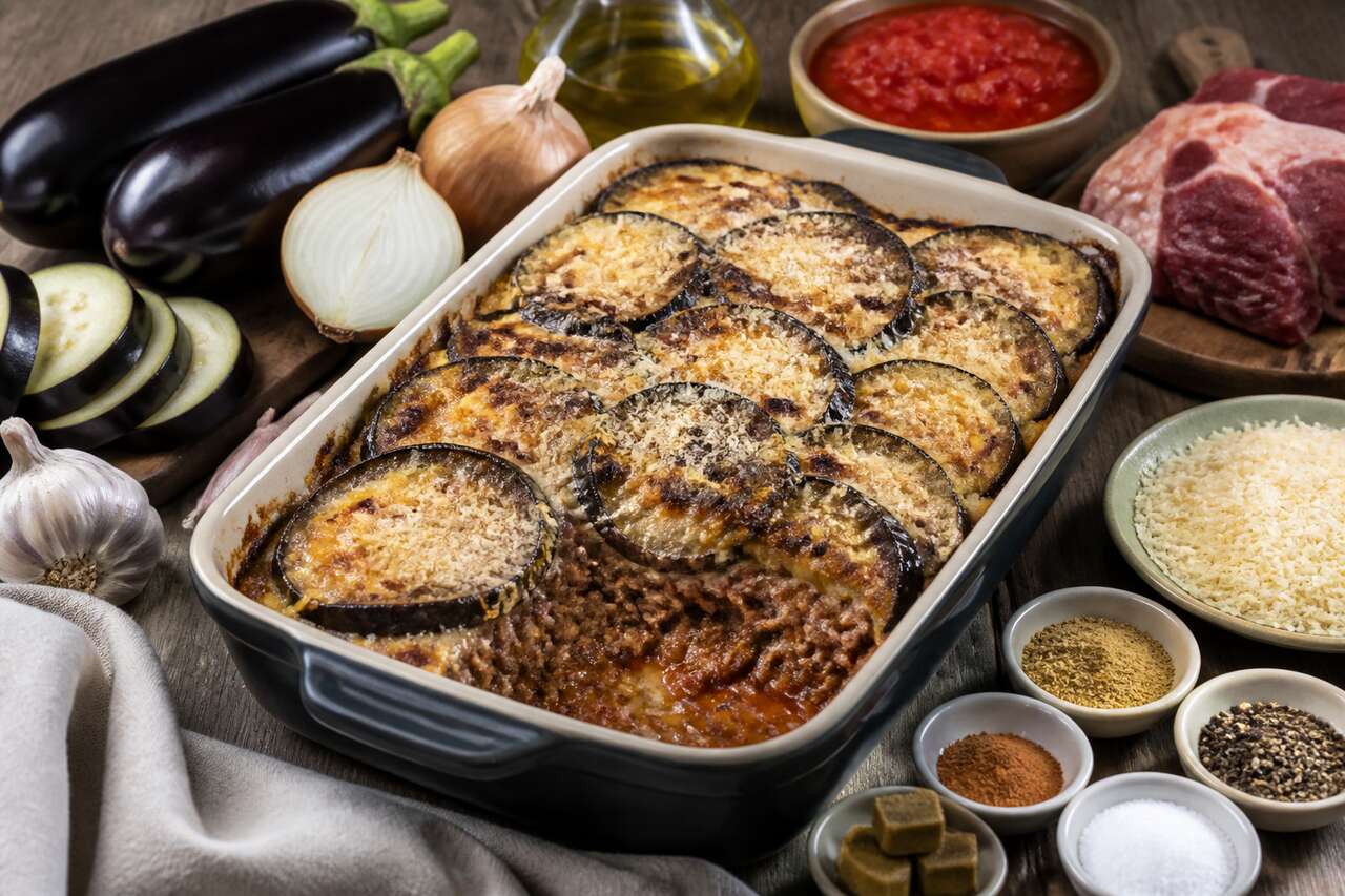 Gratin d'aubergines au mouton : une recette savoureuse