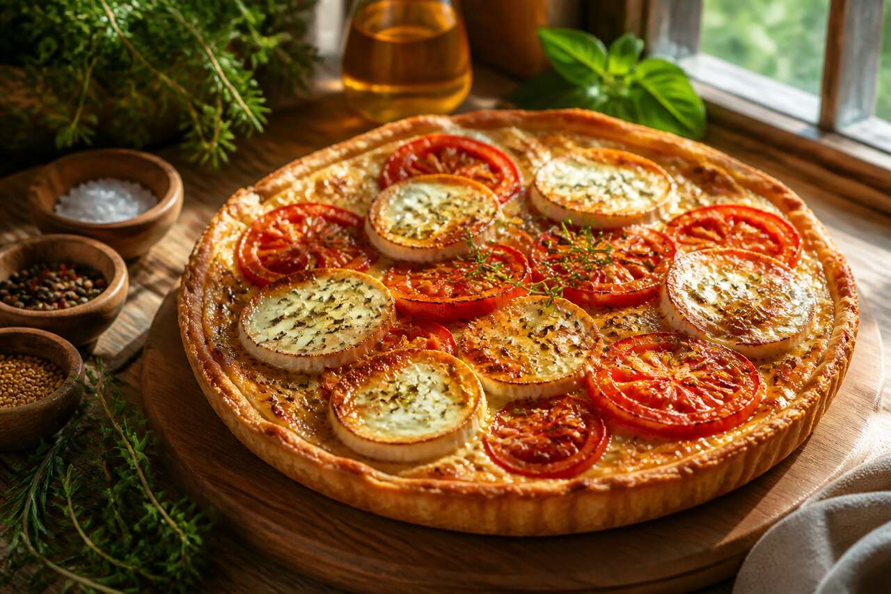 Tarte chèvre et tomate : une recette savoureuse