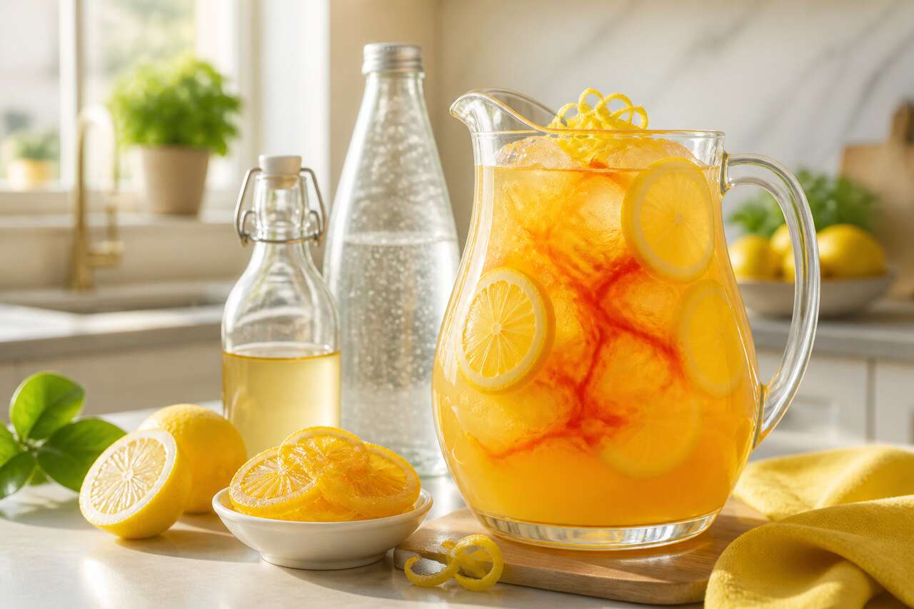 Punch sans alcool au citron : recette rafraîchissante