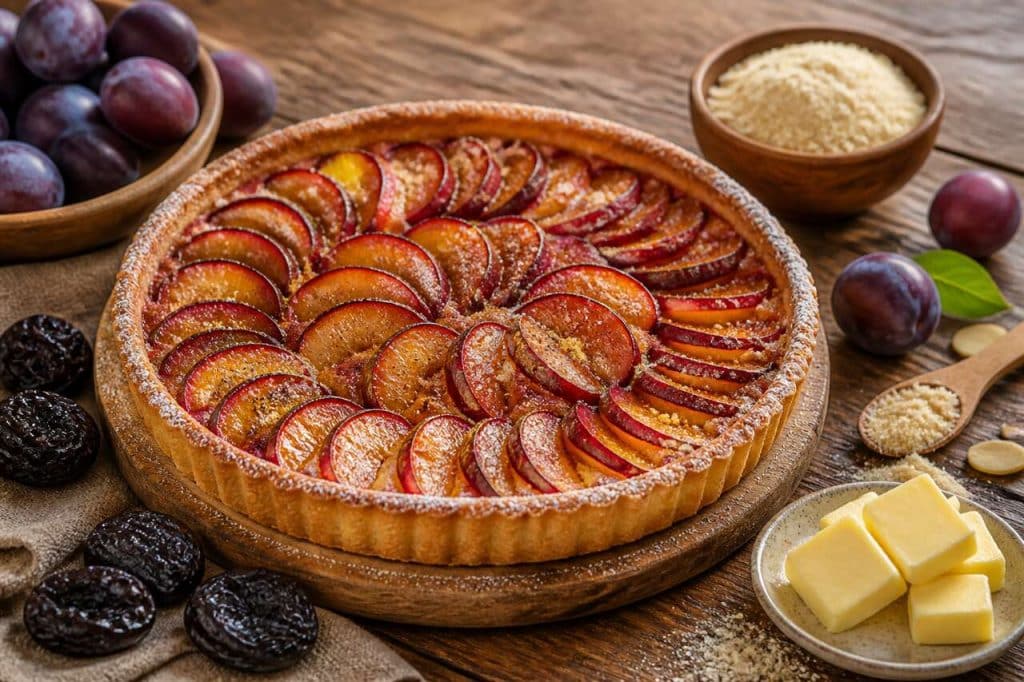 Recette de tarte aux prunes délicieuse