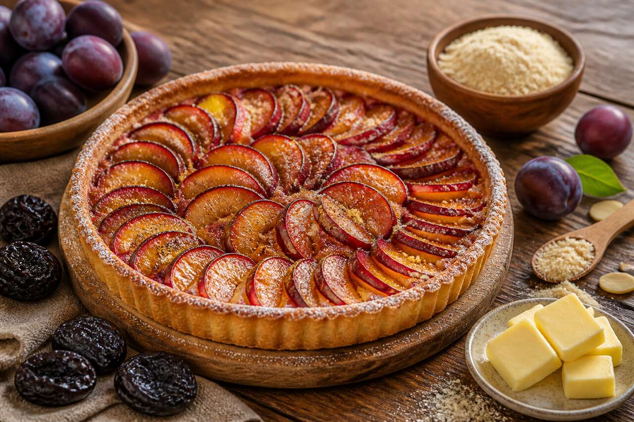 Recette de tarte aux prunes délicieuse