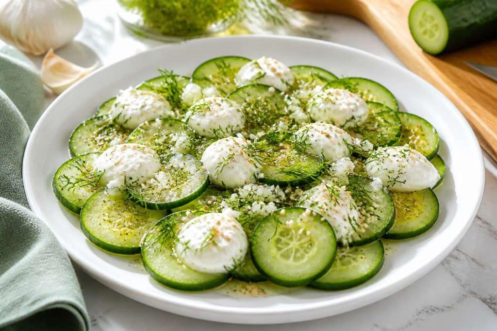 Salade de concombre rafraîchissante : recette facile et rapide