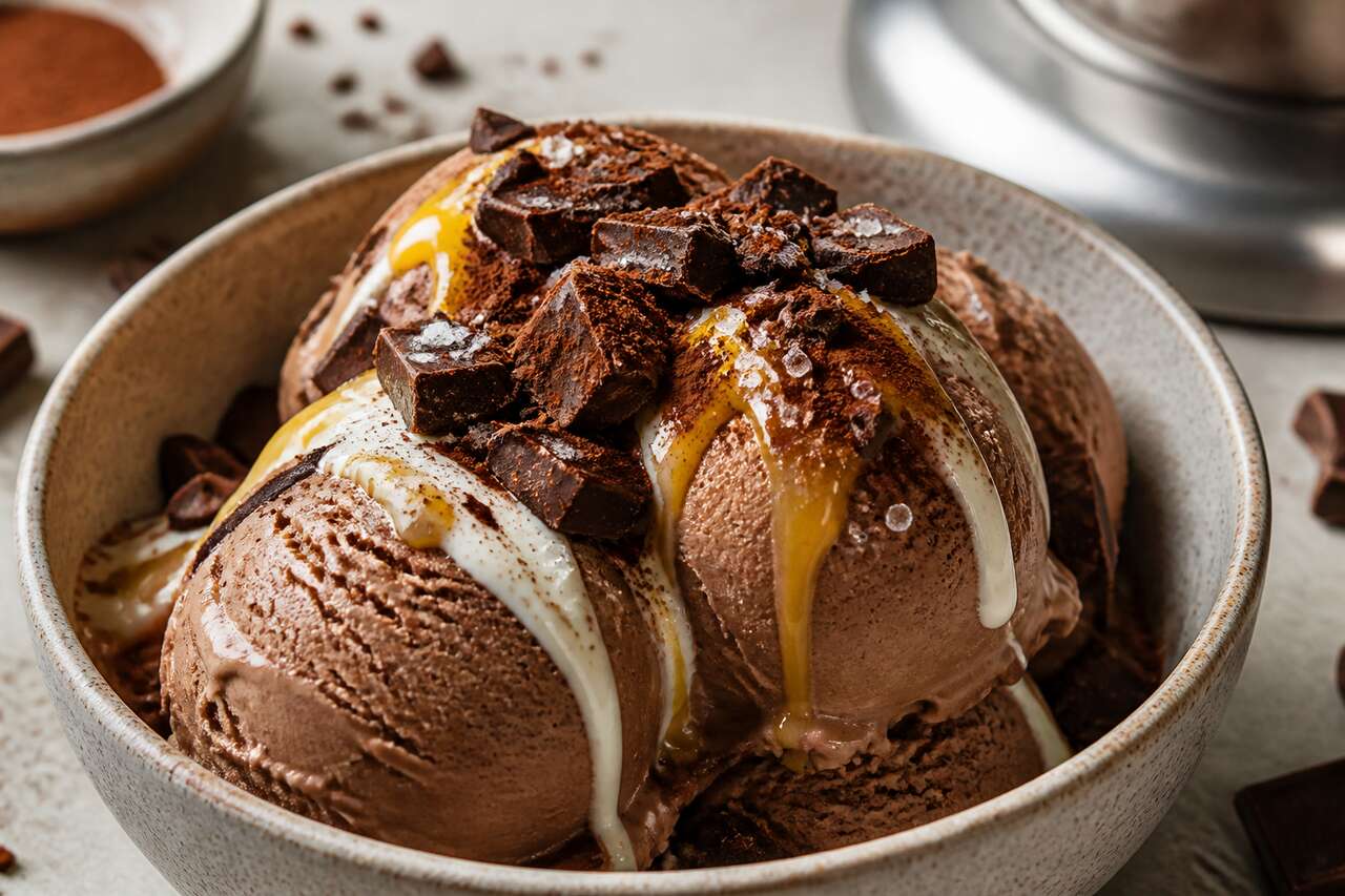 Glace au chocolat maison avec KitchenAid