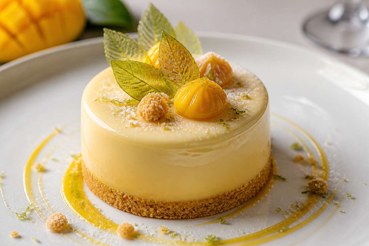 Recette d'entremets à la mangue