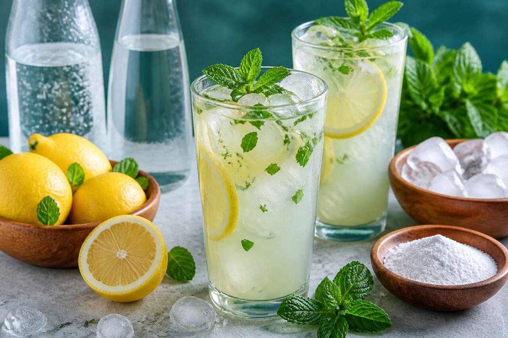 Limonade à la menthe : recette rafraîchissante