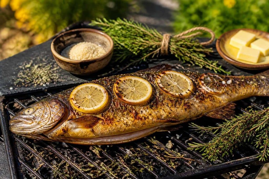 Truite au barbecue : recette savoureuse et facile