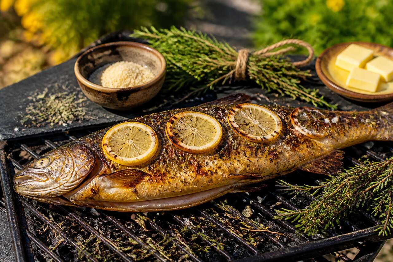 Truite au barbecue : recette savoureuse et facile