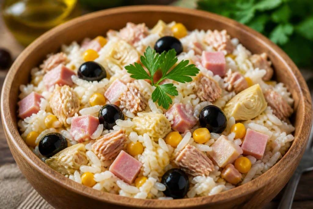 Salade de riz : recette facile et rapide