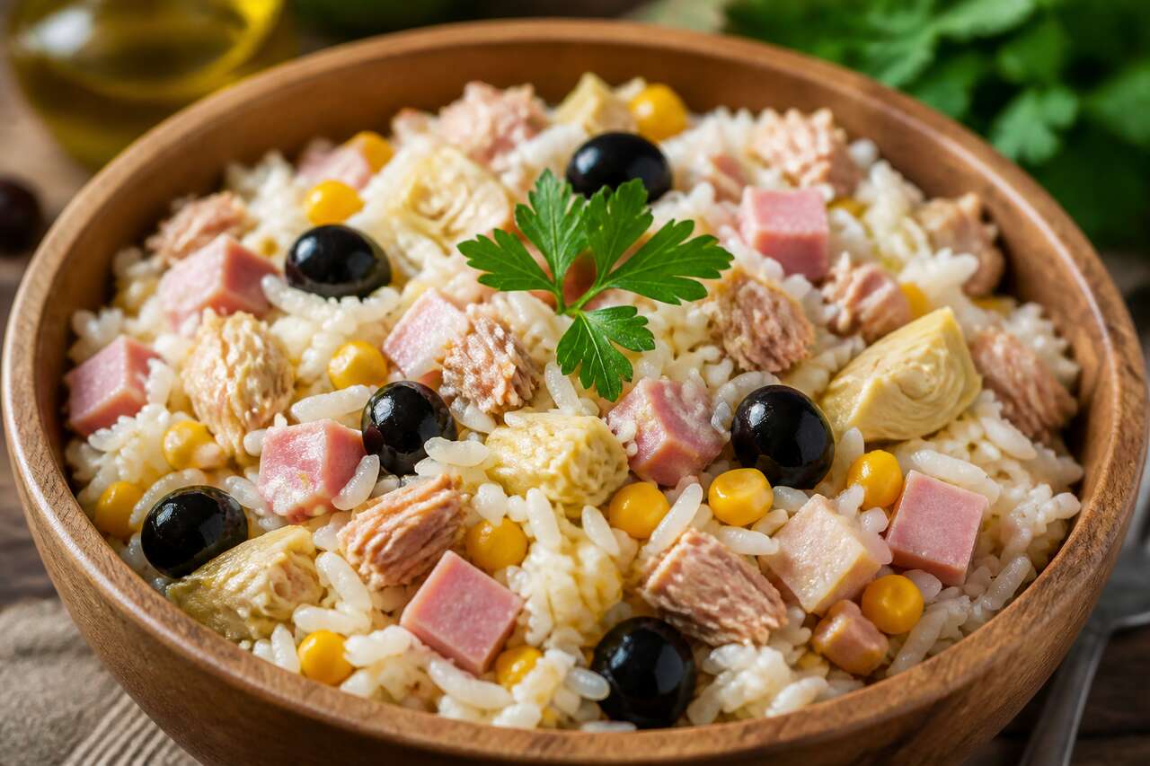 Salade de riz : recette facile et rapide
