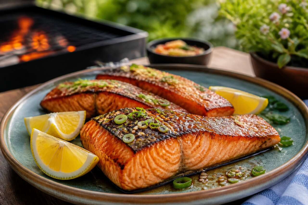 Saumon mariné au barbecue : recette savoureuse et facile