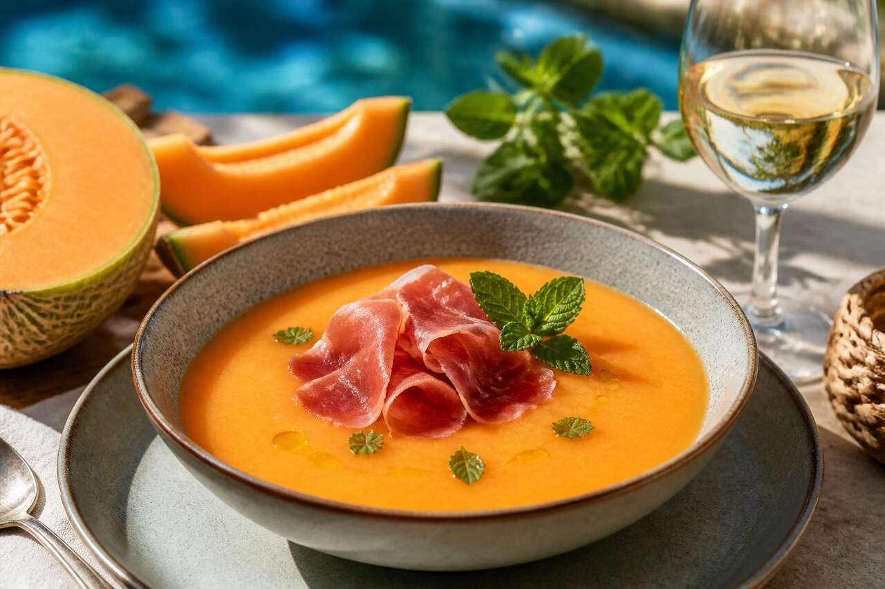 Soupe de melon froide : recette estivale rafraîchissante