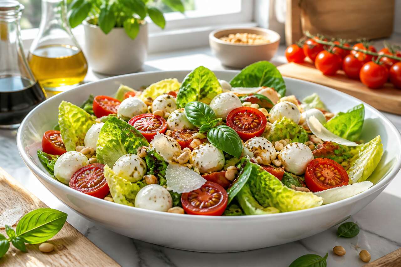 Salade de sucrine et tomates cerises : fraîcheur estivale