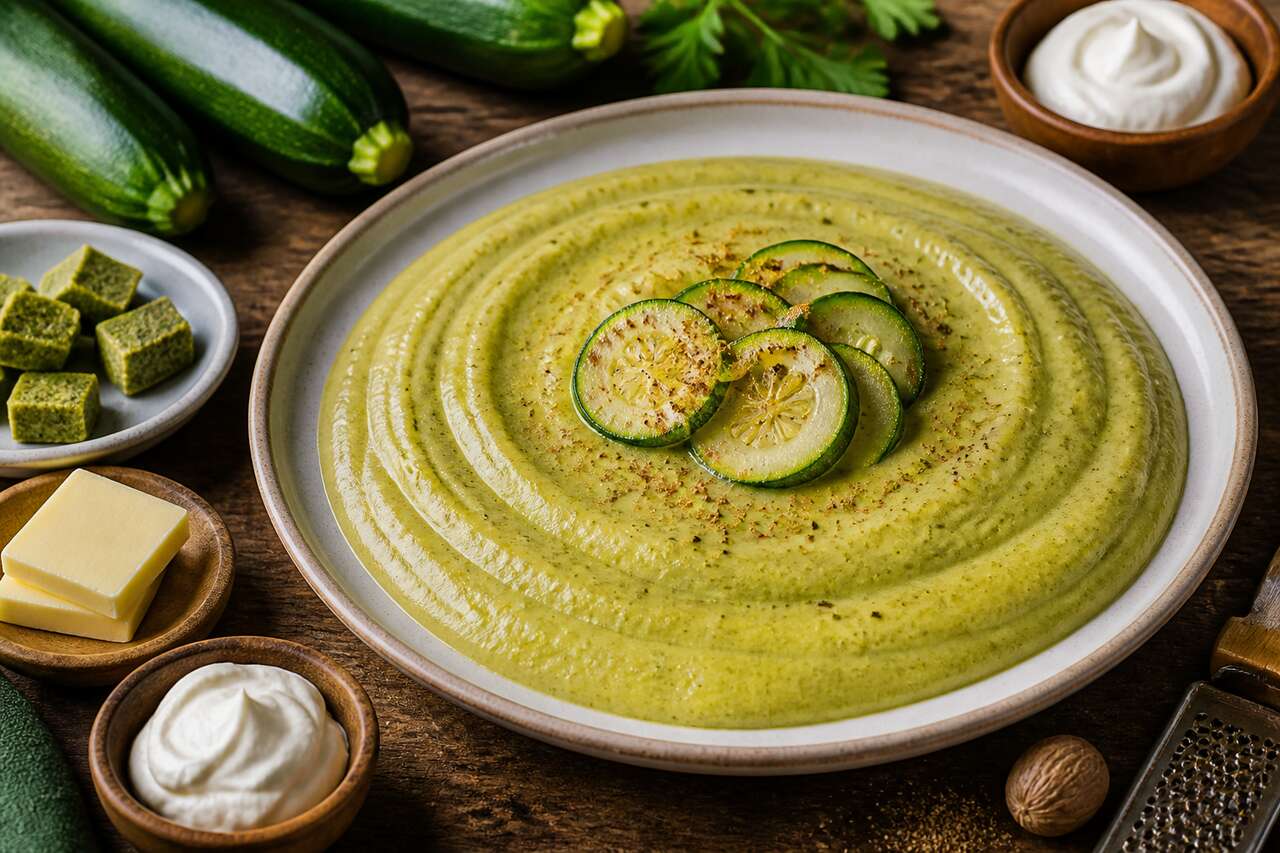 Purée de courgettes onctueuse : recette facile et rapide