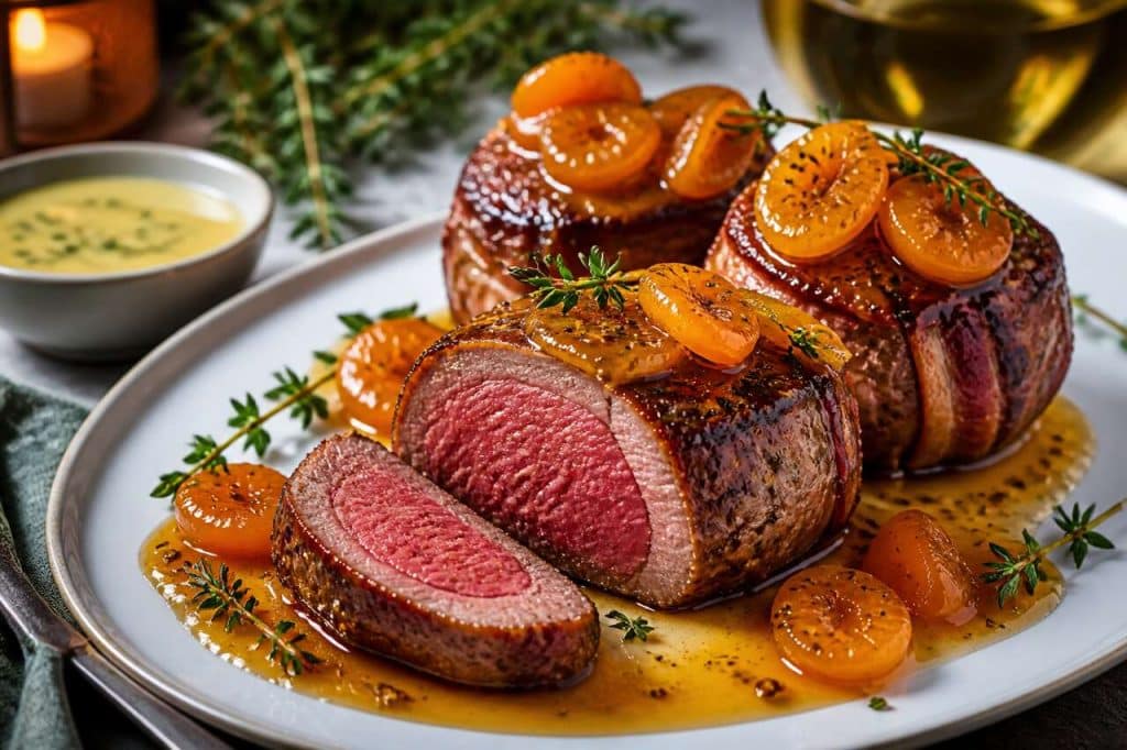 Filet mignon lardé aux abricots : une recette savoureuse