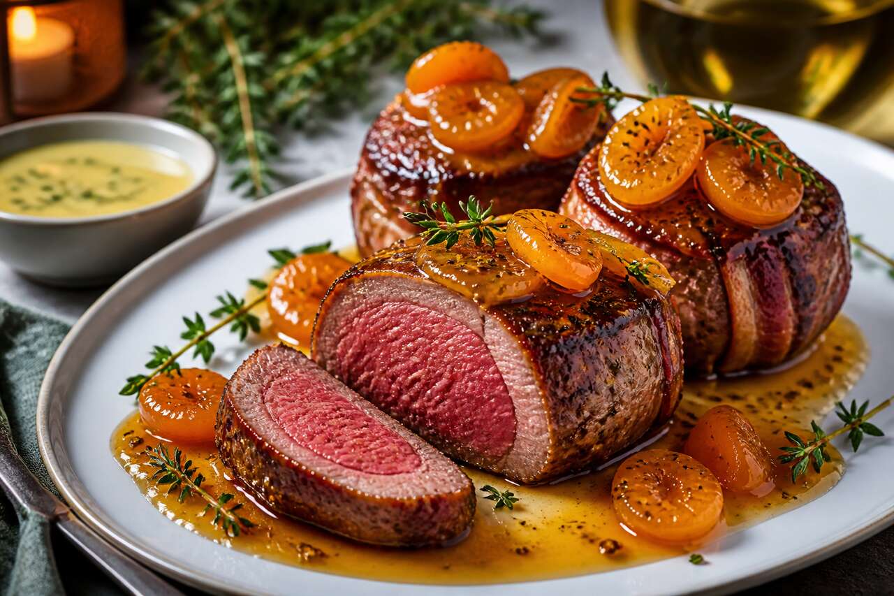 Filet mignon lardé aux abricots : une recette savoureuse