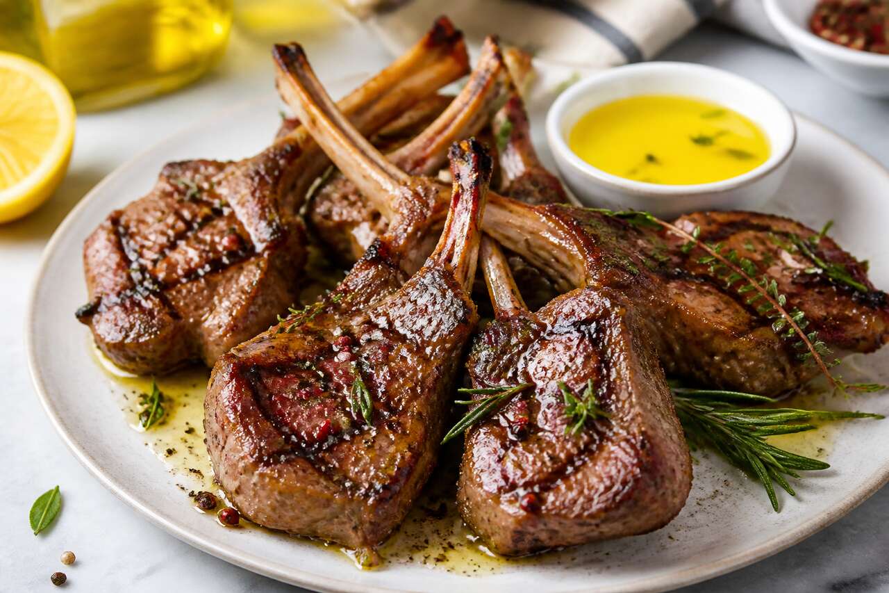 Côtelettes d'agneau au barbecue : recette savoureuse et facile