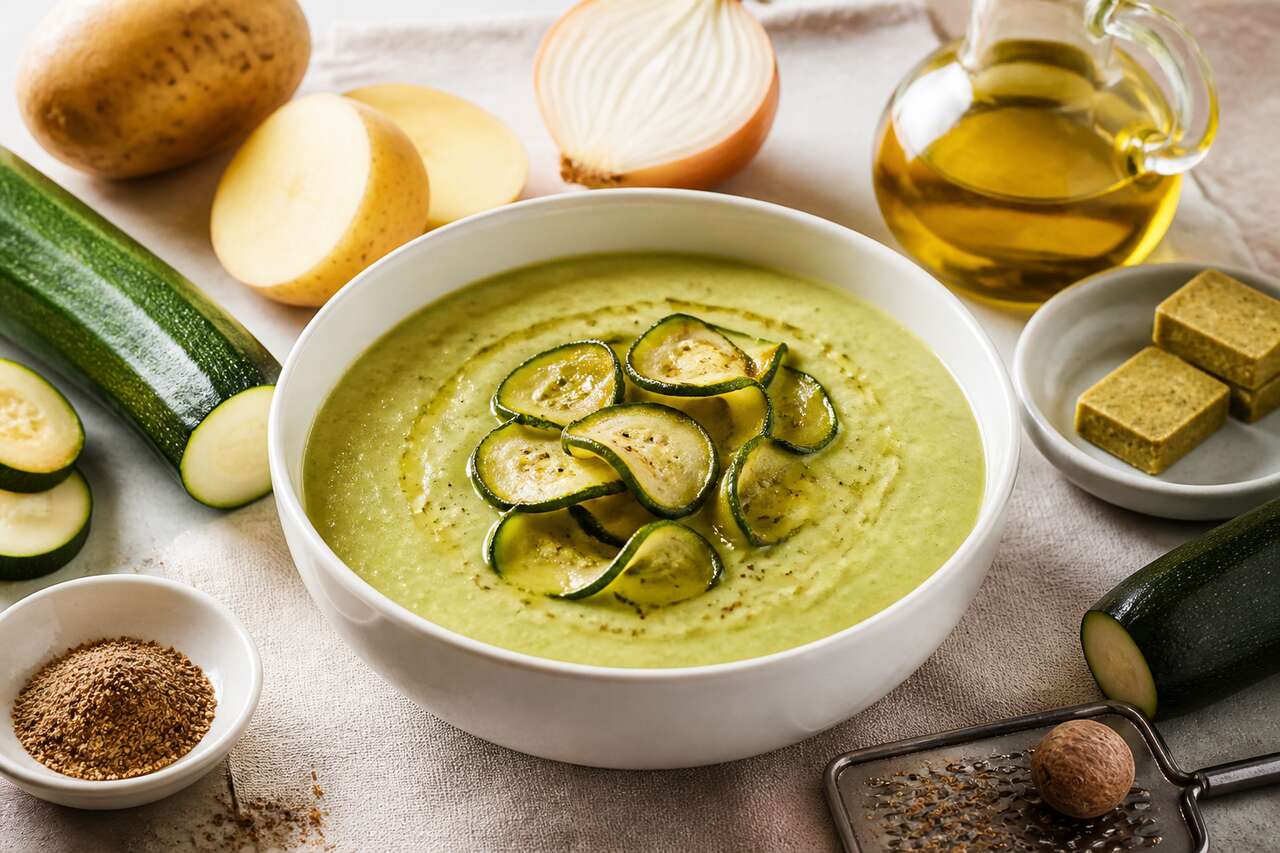 Velouté de courgettes simple : recette facile et rapide