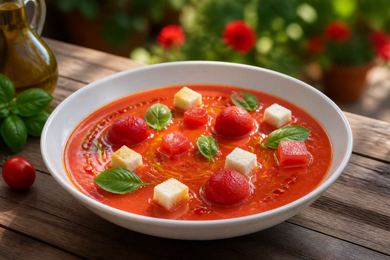 Soupe glacée à la tomate : une recette rafraîchissante